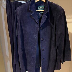 Danier Vintage Suede Jacket XS and pants Size 8 - Sold together or Separately